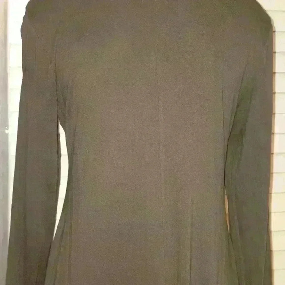 Women's DKNY Jeans Asymmetrical V Neck Tunic Top 100% Viscose Size M - Picture 8 of 13